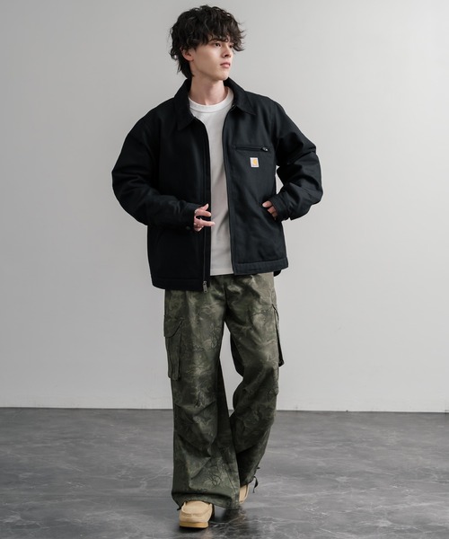 Carhartt コーデュロイ襟 カバーオール 古着 carhartt/カーハート/カバーオール/襟コーデュロイ/裏地