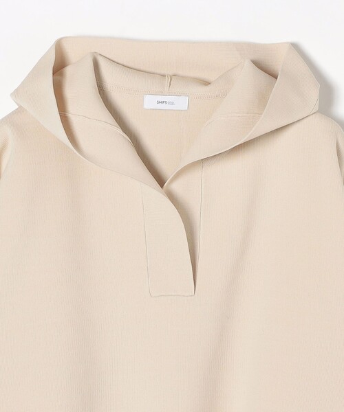 「SHIPS any」 長袖ニット ONE SIZE ホワイト レディース_画像4