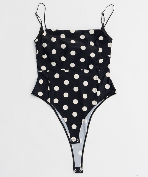 Cup-in Dot Bodysuit/カップインドットボディースーツ MAISON SPECIAL（メゾンスペシャル） Cup-in Dot Bodysuit/カップイン