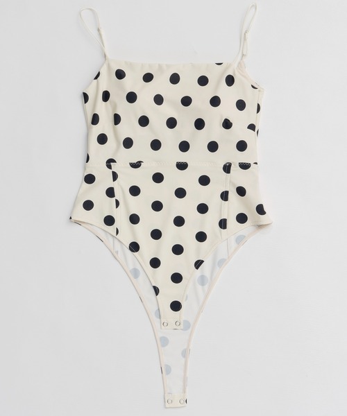 MAISON SPECIAL（メゾンスペシャル） Cup-in Dot Bodysuit/カップイン