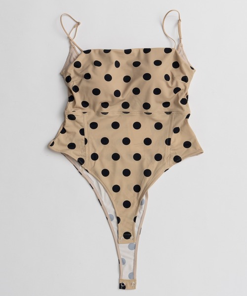 MAISON SPECIAL（メゾンスペシャル） Cup-in Dot Bodysuit/カップイン