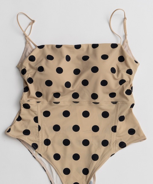 MAISON SPECIAL（メゾンスペシャル） Cup-in Dot Bodysuit/カップイン