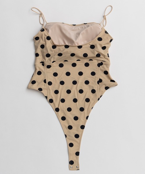 MAISON SPECIAL（メゾンスペシャル） Cup-in Dot Bodysuit/カップイン