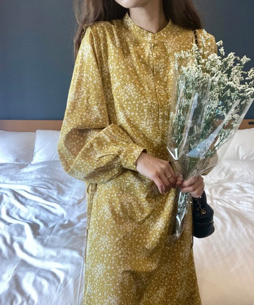 「LAUIR」 長袖ワンピース MEDIUM ブラック レディース_画像2