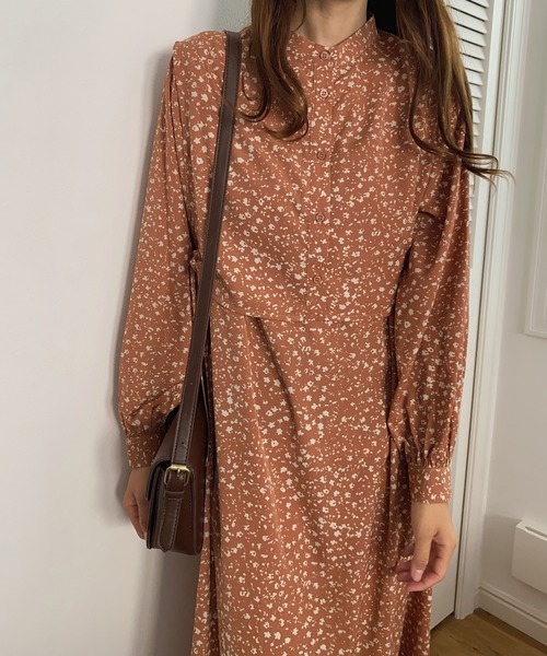 「LAUIR」 長袖ワンピース MEDIUM ブラック レディース_画像5