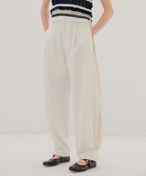 DRESSLAVE（ドレスレイブ） ワイドパンツ パンツ side volume tuck