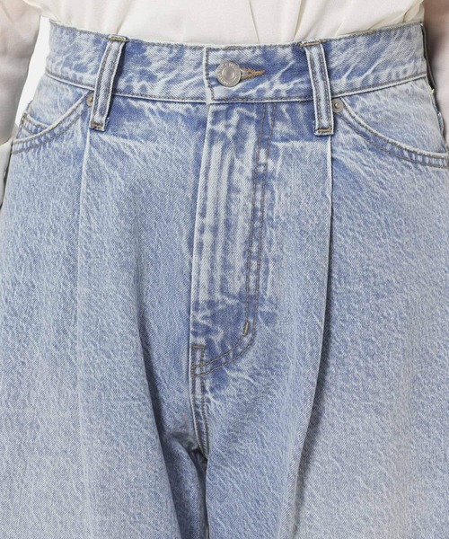 「LOWRYS FARM」 デニムパンツ MEDIUM ブルー レディース_画像6