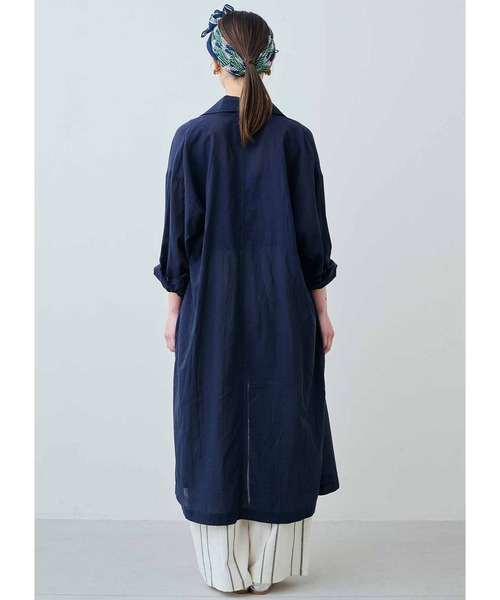 「MEDE19F」 コート MEDIUM ダークネイビー レディース_画像5