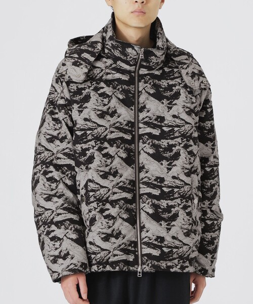 LOVELESS（ラブレス） ダウンジャケット ダウン ジャカードフーディー