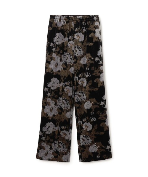CABaN（キャバン） パンツ FOGGY FLOWERベルベット イージーパンツ