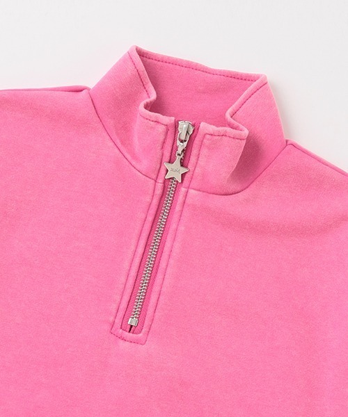 「X-girl Stages」 「KIDS」長袖ワンピース 120cm チャコール キッズ_画像7