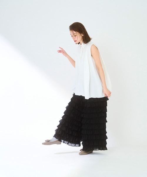 「TEMPERATE」 フラットパンプス 40 ブラック レディース_画像5