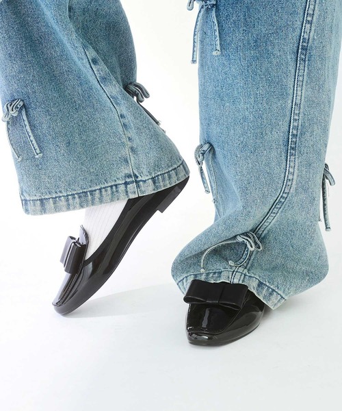 「TEMPERATE」 フラットパンプス 40 ブラック レディース_画像9