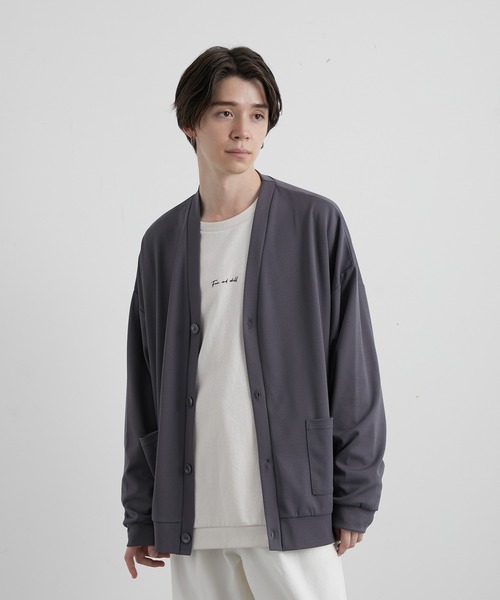 「JUNRED」 カーディガン S グリーン メンズ_画像2