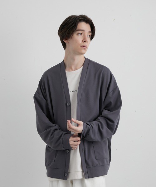 「JUNRED」 カーディガン S グリーン メンズ_画像3