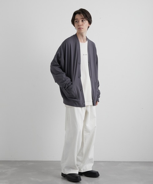 「JUNRED」 カーディガン S グリーン メンズ_画像9