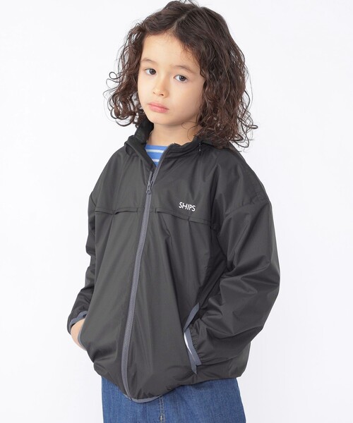 パーカー SHIPS KIDS:100〜130cm /「撥水/洗濯機可能」ジップアップ パーカ キッズ 子供服 男の子の画像