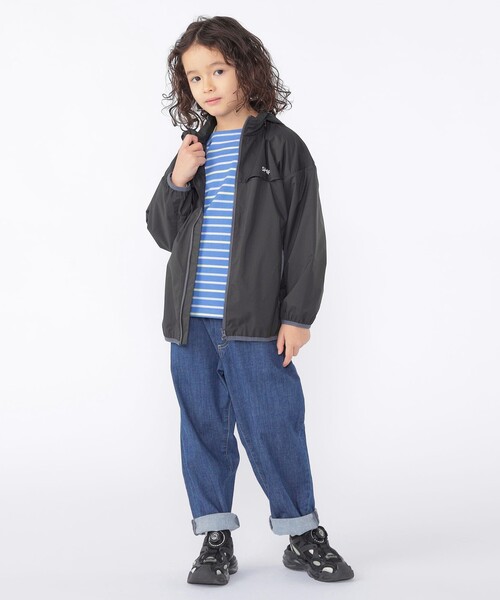 パーカー SHIPS KIDS:100〜130cm /「撥水/洗濯機可能」ジップアップ パーカ キッズ 子供服 男の子の画像