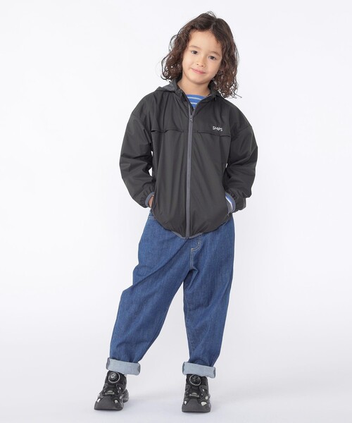 パーカー SHIPS KIDS:100〜130cm /「撥水/洗濯機可能」ジップアップ パーカ キッズ 子供服 男の子の画像