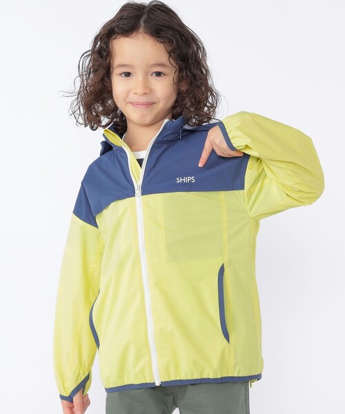 パーカー SHIPS KIDS:100〜130cm /「撥水/洗濯機可能」ジップアップ パーカ キッズ 子供服 男の子の画像