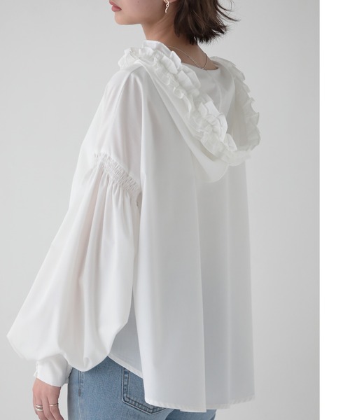 「O.S.K」 長袖ブラウス FREE ブラック レディース_画像7