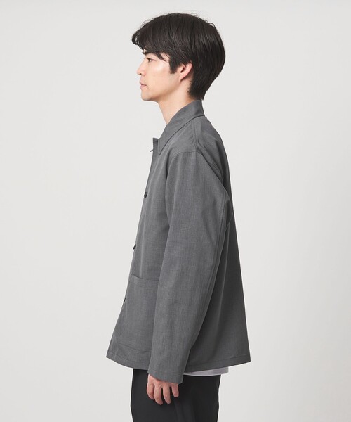 グレー カバーオール コットン混紡 green label relaxing（グリーンレーベルリラクシング） カバーオール