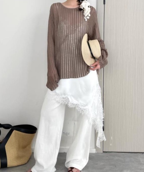Maison Calme パーティードレス ワンピース 「26年春夏新作」レース