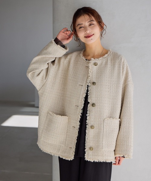 studio CLIP（スタディオクリップ） ジャケット ノーカラージャケット