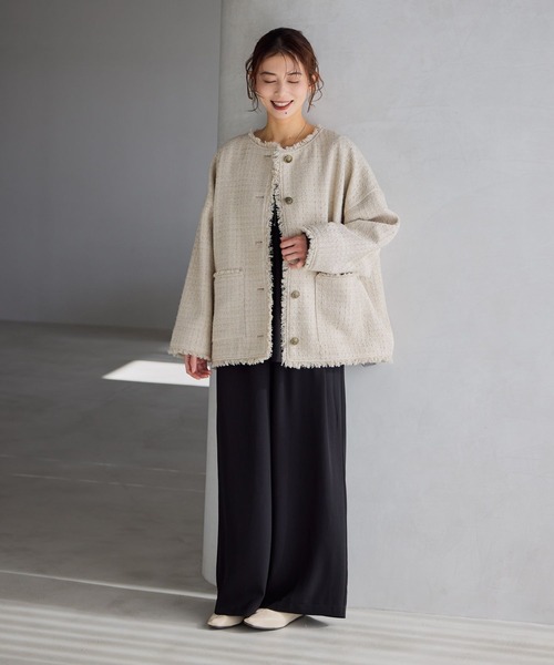 studio CLIP（スタディオクリップ） ジャケット ノーカラージャケット