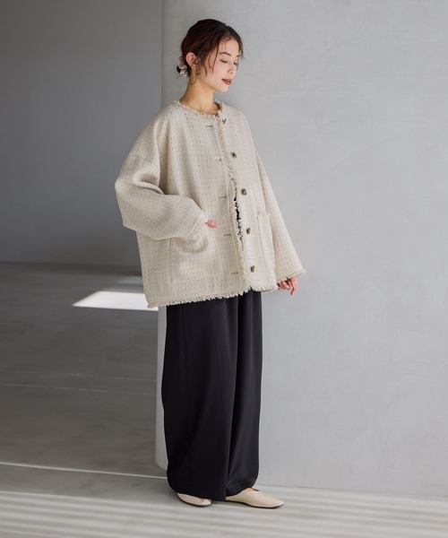 studio CLIP（スタディオクリップ） ジャケット ノーカラージャケット