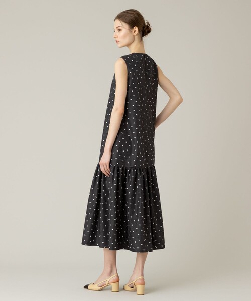 「LOULOU WILLOUGHBY」 ノースリーブワンピース 1 グレー レディースの画像
