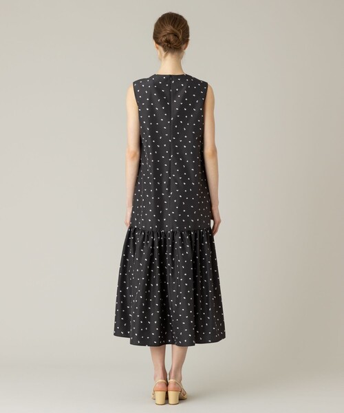 「LOULOU WILLOUGHBY」 ノースリーブワンピース 1 グレー レディースの画像