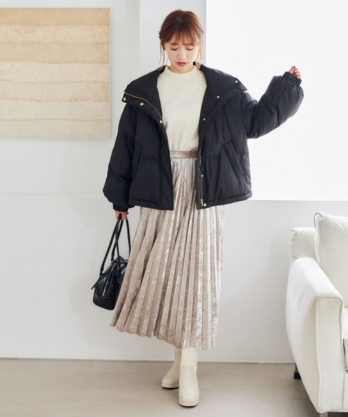 「mysty woman」 長袖ニット FREE ブラック レディース_画像5