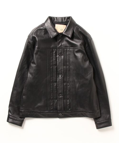 NANO universe（ナノ・ユニバース） レザージャケット M ブラック