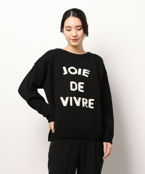 「SLOBE IENA」 長袖ニット FREE ブラック レディース_画像2