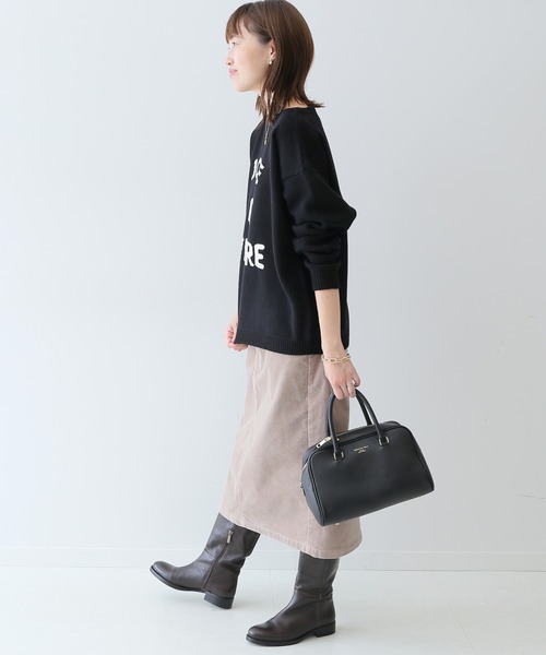 「SLOBE IENA」 長袖ニット FREE ブラック レディース_画像3