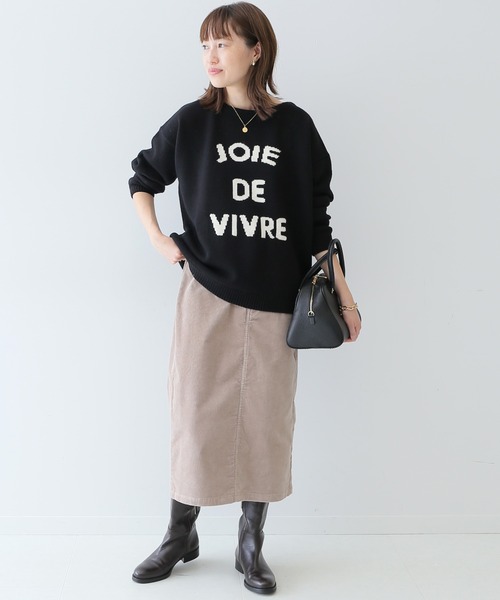 「SLOBE IENA」 長袖ニット FREE ブラック レディース_画像5