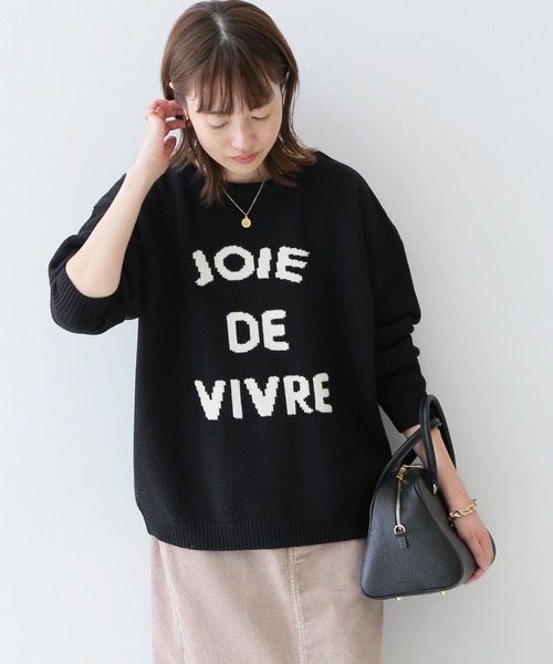 「SLOBE IENA」 長袖ニット FREE ブラック レディース_画像9