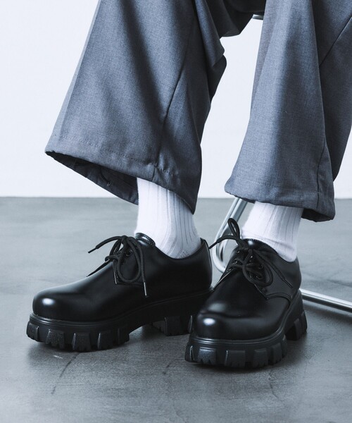 「FREAK'S STORE」 シューズ 24.0cm ブラック メンズ_画像6