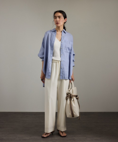 「SALON adam et rope'」 イージーパンツ M グリーン系その他2 レディース_画像5