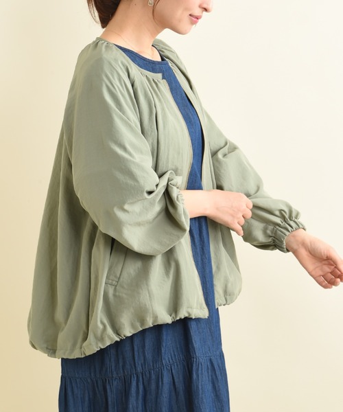 「INTERPLANET」 ブルゾン FREE ブラック レディース_画像3