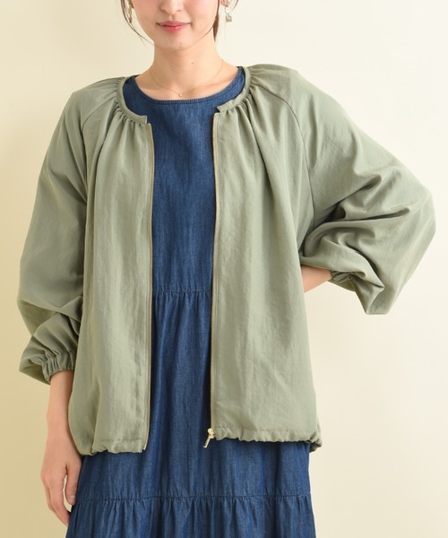 「INTERPLANET」 ブルゾン FREE ブラック レディース_画像6