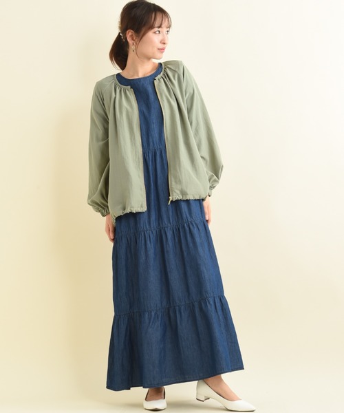 「INTERPLANET」 ブルゾン FREE ブラック レディース_画像8