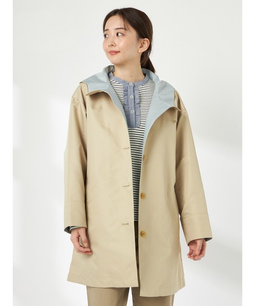 crewre リバーフーデッドミドルコート ダークグレー size2 McGREGOR