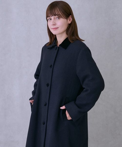 「petit main LIEN」 トレンチコート F ネイビー レディース_画像4