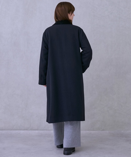 「petit main LIEN」 トレンチコート F ネイビー レディース_画像6