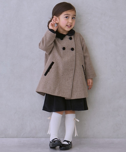 「petit main LIEN」 トレンチコート F ネイビー レディース_画像8