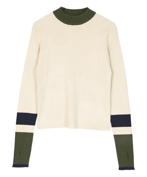「miette」 長袖ニット FREE ネイビー レディース_画像3