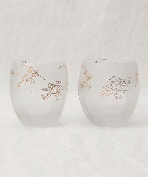 212 KITCHEN STORE タンブラー プレミアム鳥獣戯画オールドペアセット