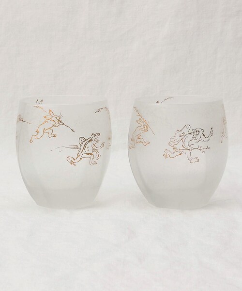 212 KITCHEN STORE タンブラー プレミアム鳥獣戯画オールドペアセット